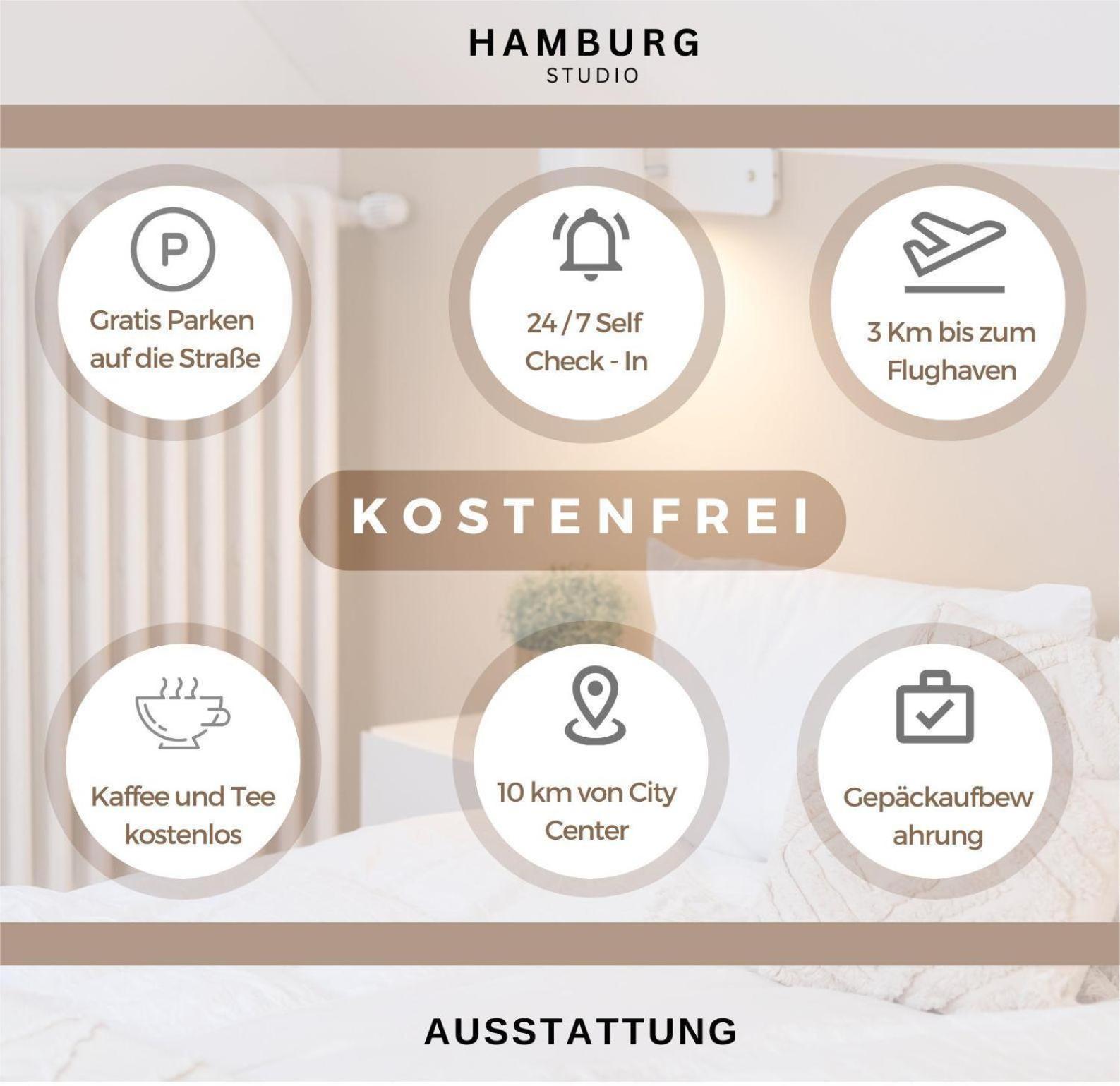 Hamburg Studio Fuer Bis Zu 4 Personen Экстерьер фото